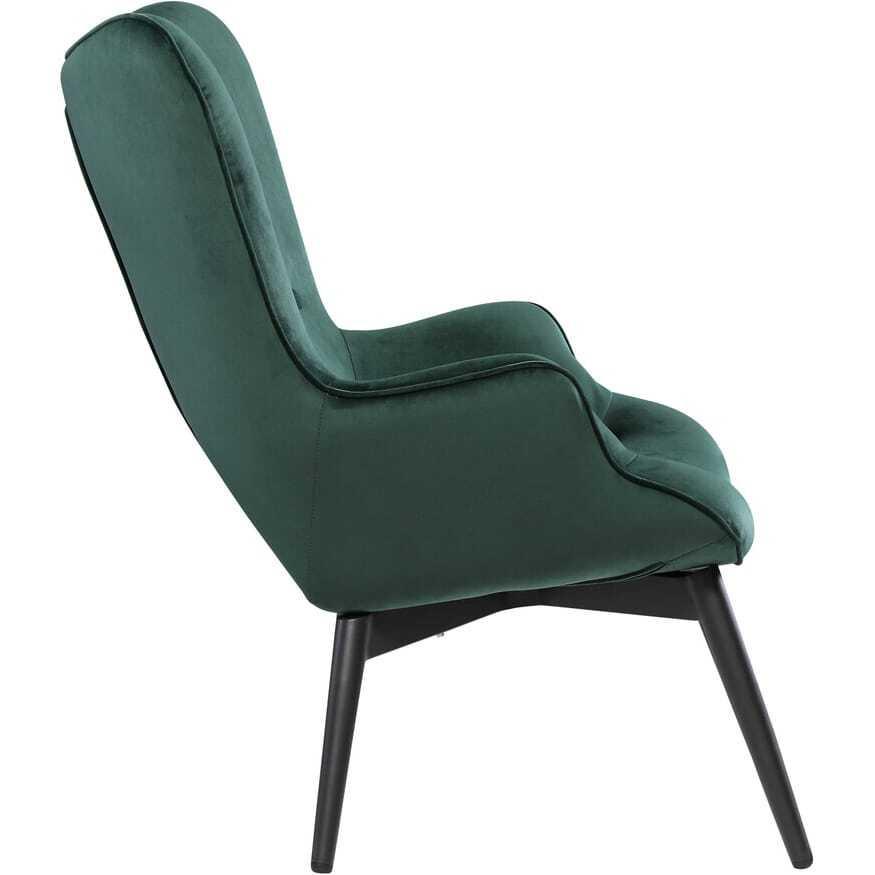 mutoni Fauteuil velours vert  