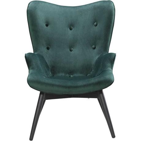 mutoni Fauteuil velours vert  