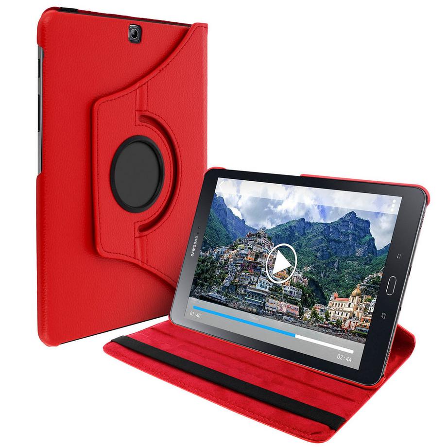 Avizar  360 Grad Hülle Galaxy Tab S2 9.7 Rot 