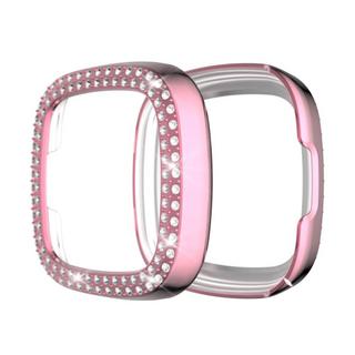 Cover-Discount  Fitbit Versa 3 / Sense - Custodia Protettiva Con Strass Glitterati 