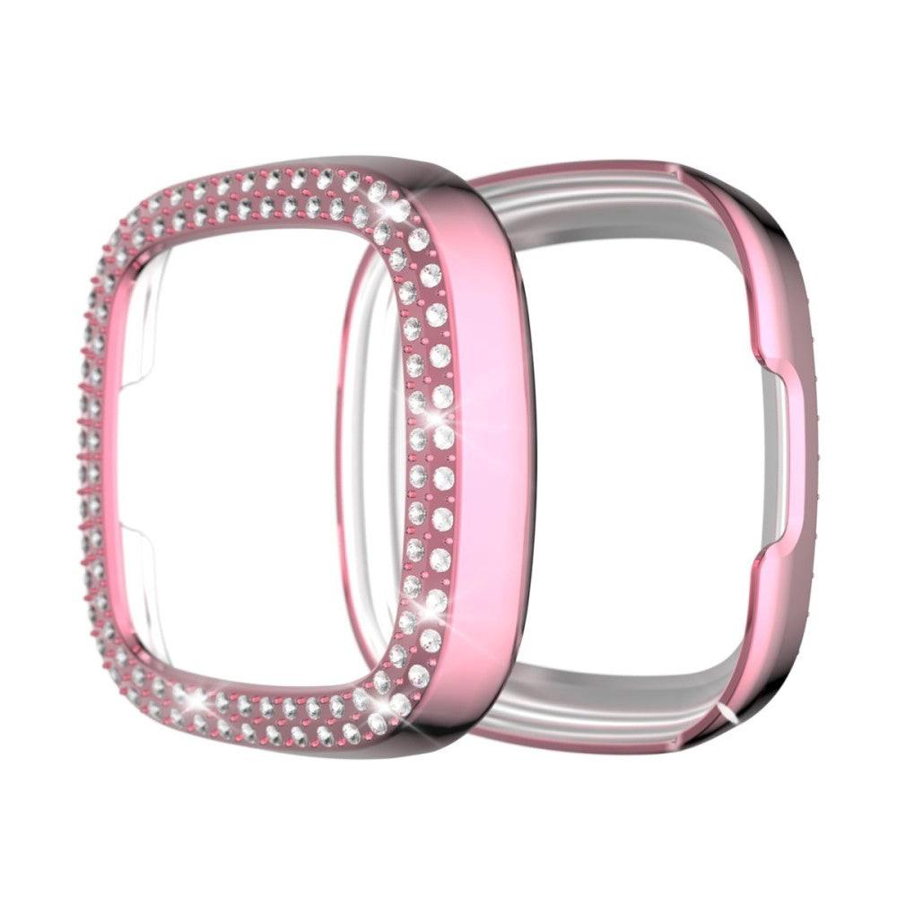 Cover-Discount  Fitbit Versa 3 / Sense - Glitzer Strass Schutz Case 