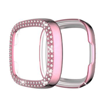 Fitbit Versa 3 / Sense - Glitzer Strass Schutz Case