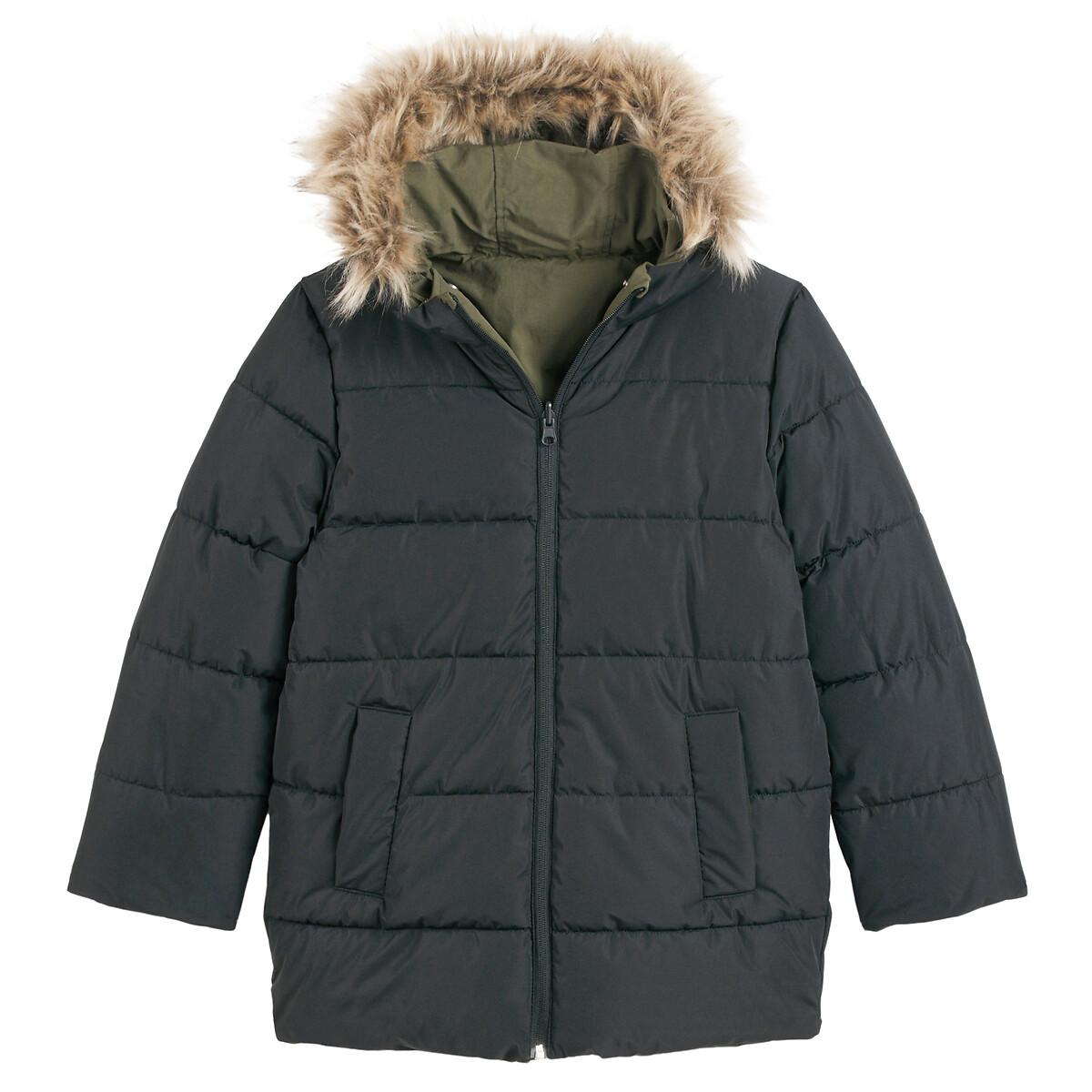 La Redoute Collections  Parka réversible à capuche bord imitation fourrure 