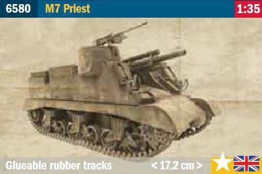 Italeri  Italeri M7 Priest Tank model Montagesatz 1:35 