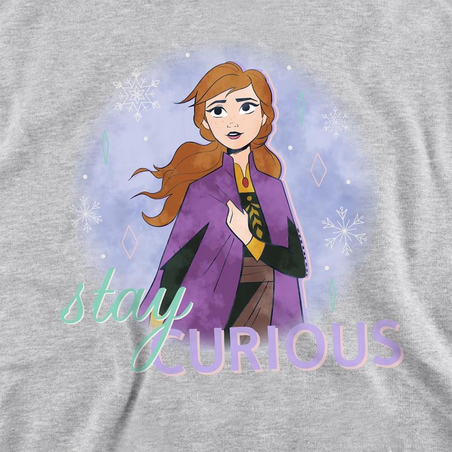 FROZEN  Sweat À Capuche Motif Anna Stay Curious 