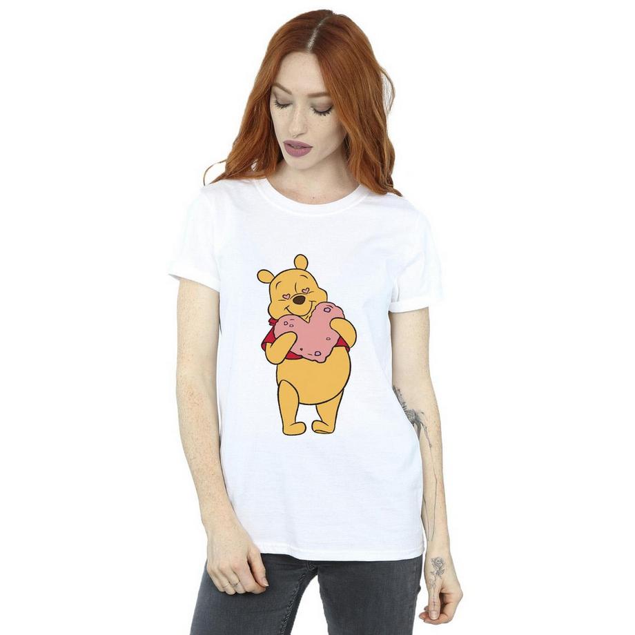 Disney Winnie l'Ourson Coeur Imprimé T-Shirt  