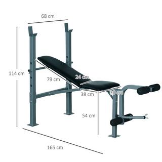 HOMCOM  Banc de musculation 