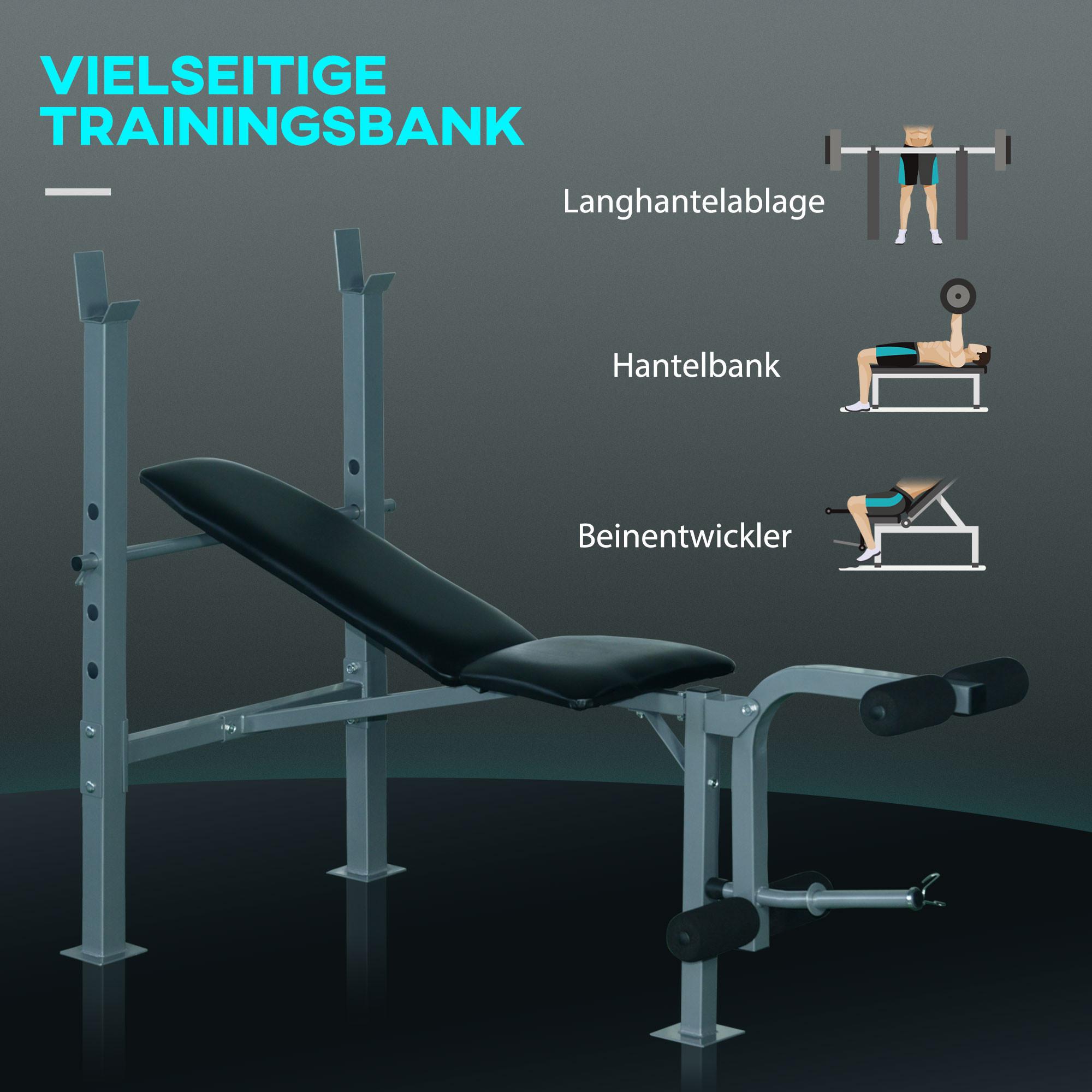 HOMCOM  Banc de musculation 