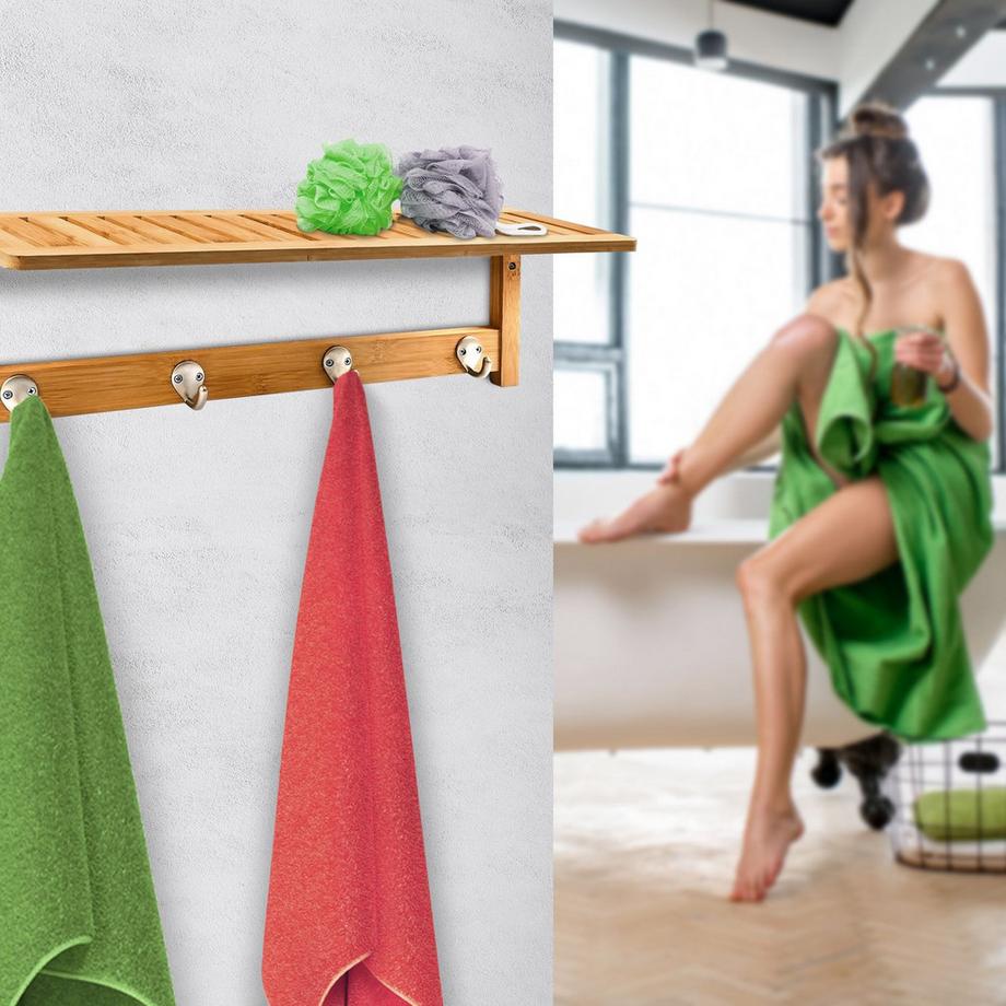 B2X Mensola da parete con barra a gancio  