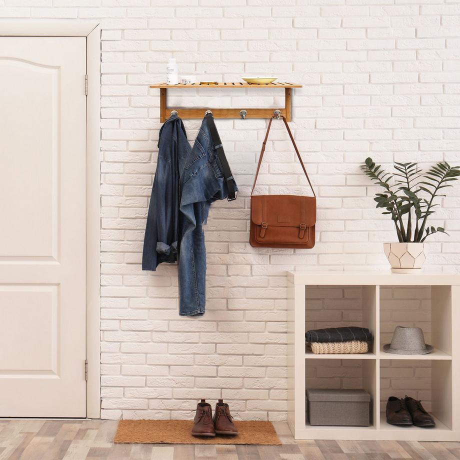 B2X Mensola da parete con barra a gancio  