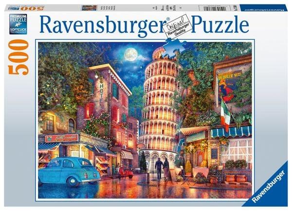 Ravensburger  Ravensburger Puzzle 17380 Abends in Pisa - 500 Teile Puzzle für Erwachsene und Kinder ab 12 Jahren 