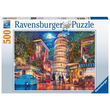 Ravensburger Puzzle 17380 Abends in Pisa - 500 Teile Puzzle für Erwachsene und Kinder ab 12 Jahren