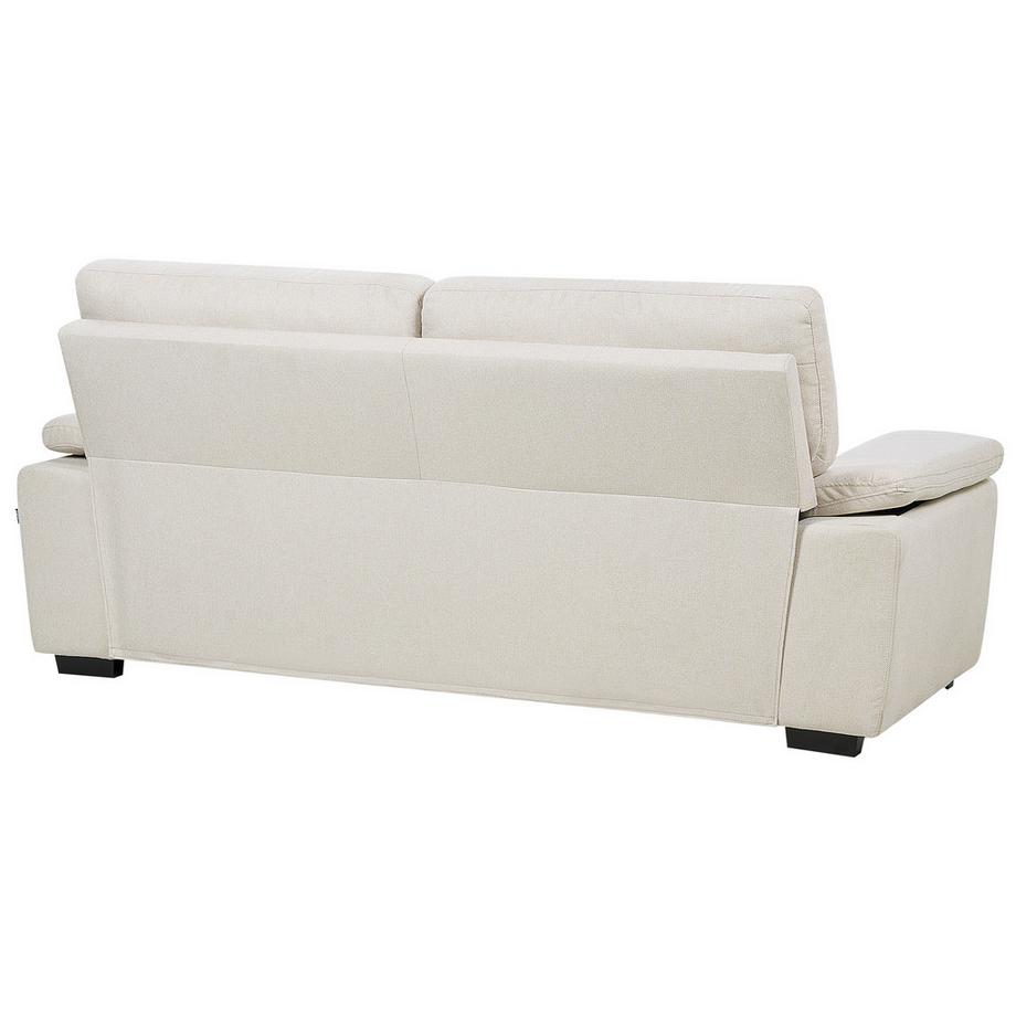 Beliani 3 Sitzer Sofa aus Stoff Skandinavisch VOGAR  