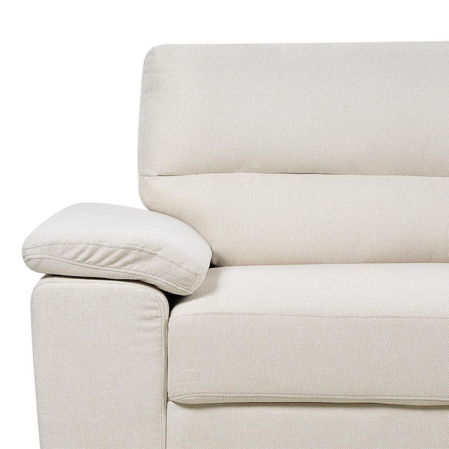 Beliani 3 Sitzer Sofa aus Stoff Skandinavisch VOGAR  