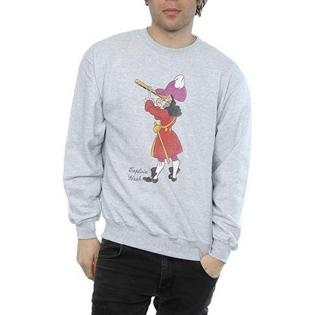 Peter Pan Classic Captain Hook Print Sweatshirt  
