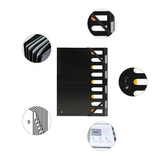 Exacompta EXACOMPTA EXACTIVE Harmonika A4 55334E schwarz  