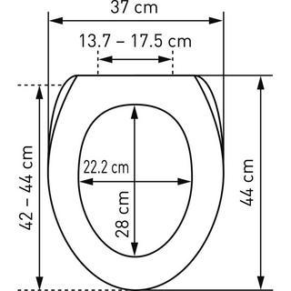 diaqua Sedile WC Comfort Slow Down bianco  