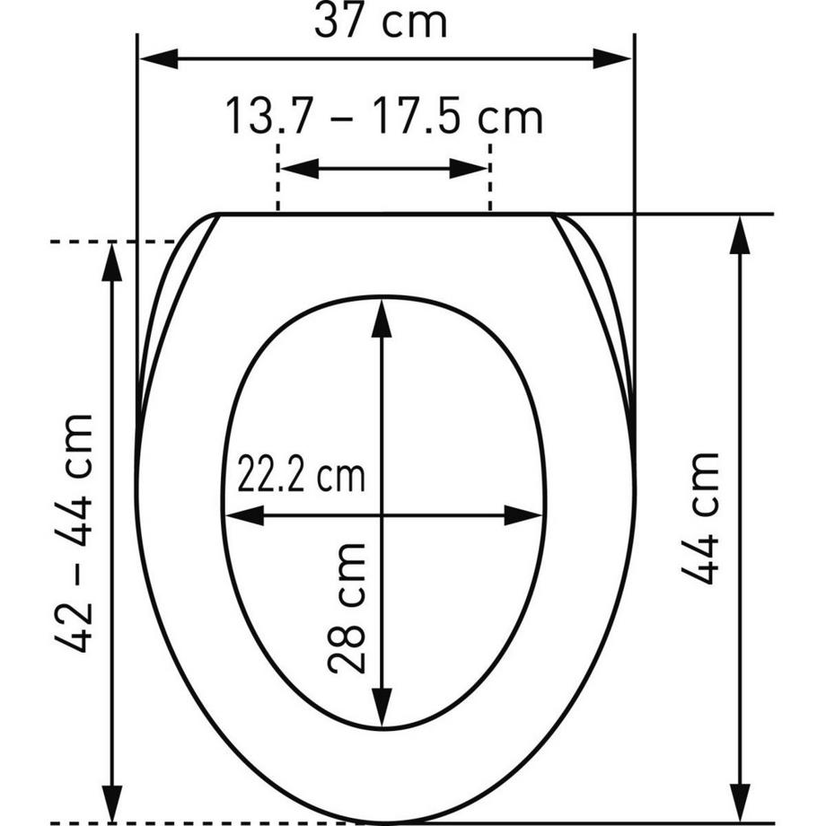 diaqua WC-Sitz Comfort Slow Down weiss  