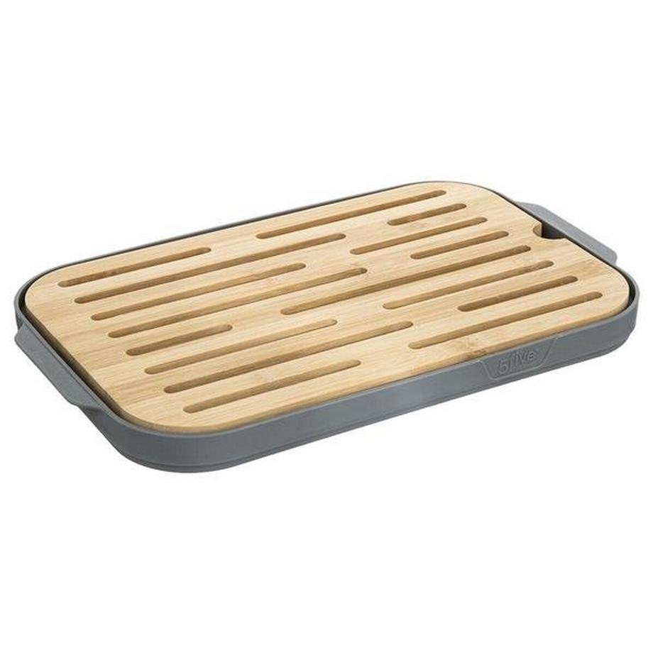 Northio  Brotkasten aus Kunststoff und Bambus 