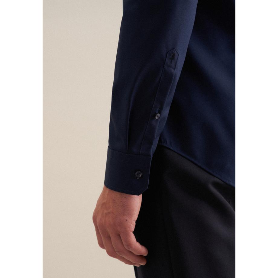 Seidensticker Chemise Business Slim Fit Manche longue Uni  