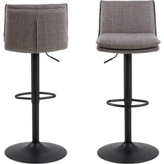 mutoni Tabouret de bar Fauna gris-brun pivotant 107 (1 pièce)  