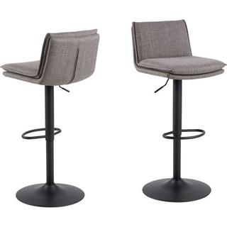 mutoni Tabouret de bar Fauna gris-brun pivotant 107 (1 pièce)  