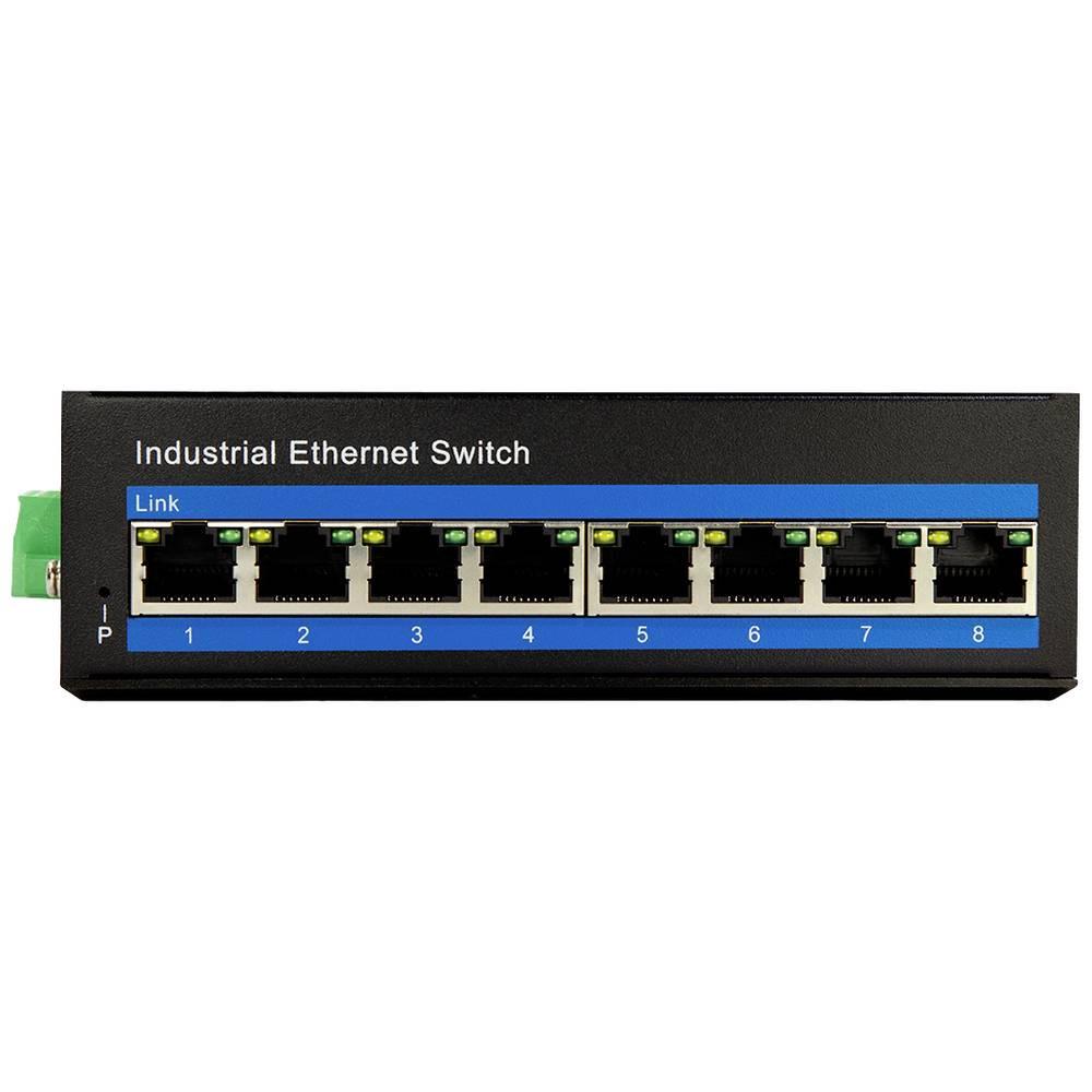 LogiLink  Industrie Gigabit Ethernet Switch, 8-Port, 10/100/1000 Mbit/s 