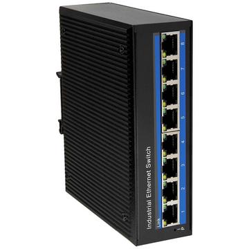 Industrial Ethernet Switch 8 Port 10 / 100 / 1000 MBit/s
