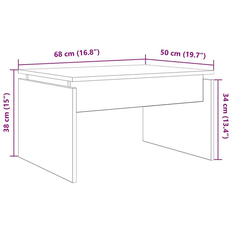 VidaXL Couchtisch holzwerkstoff  