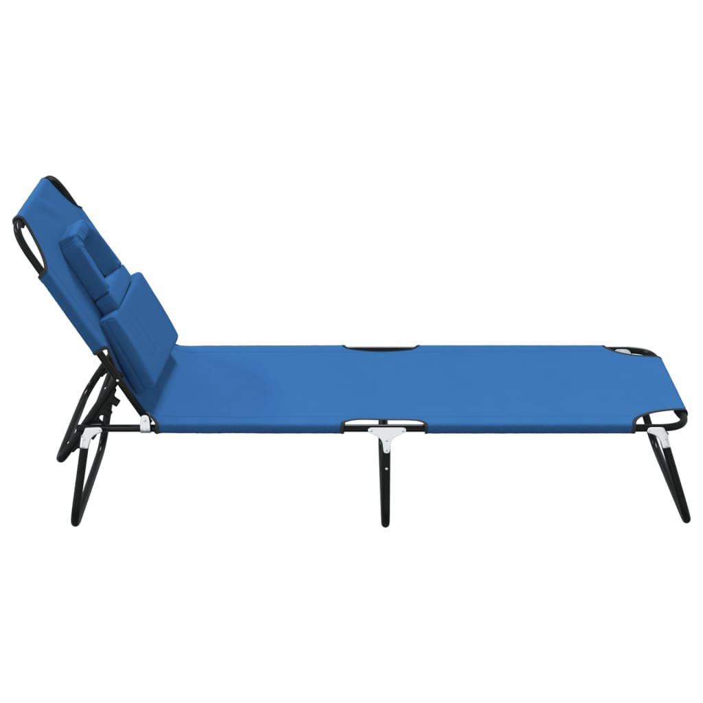 VidaXL Chaise longue acier  