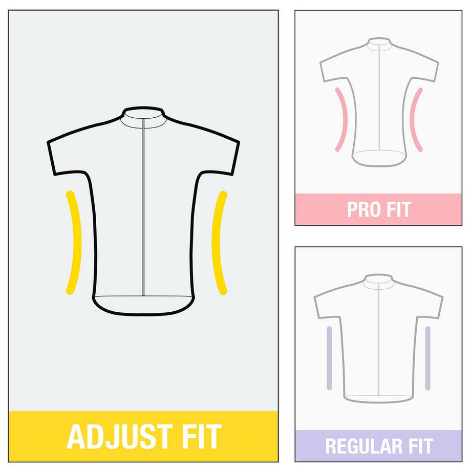ROCKRIDER  Maglia maniche corte uomo - aderente poliestere 
