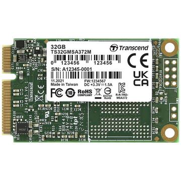 MSA372M 32 GB Interne mSATA SSD SATA III Industrial