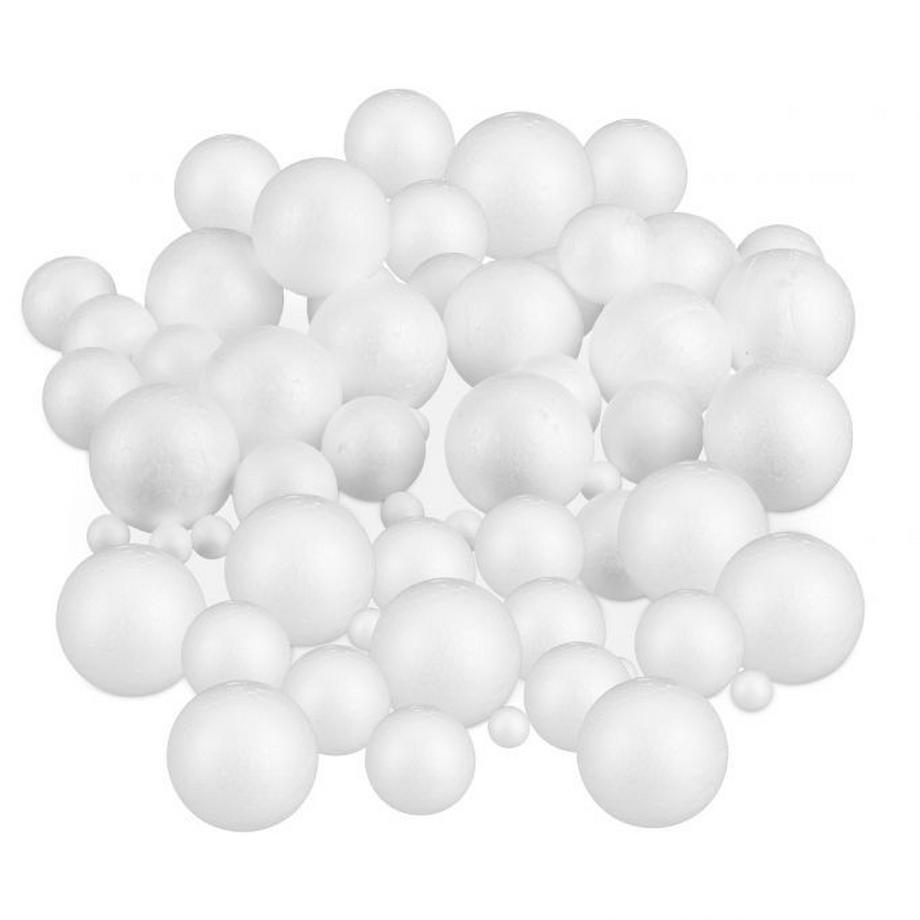 B2X  Lot de 72 boules de Frigolite 