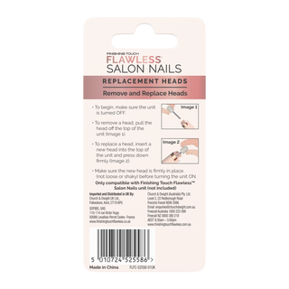 FLAWLESS Set testina di ricambio Salon Nails  