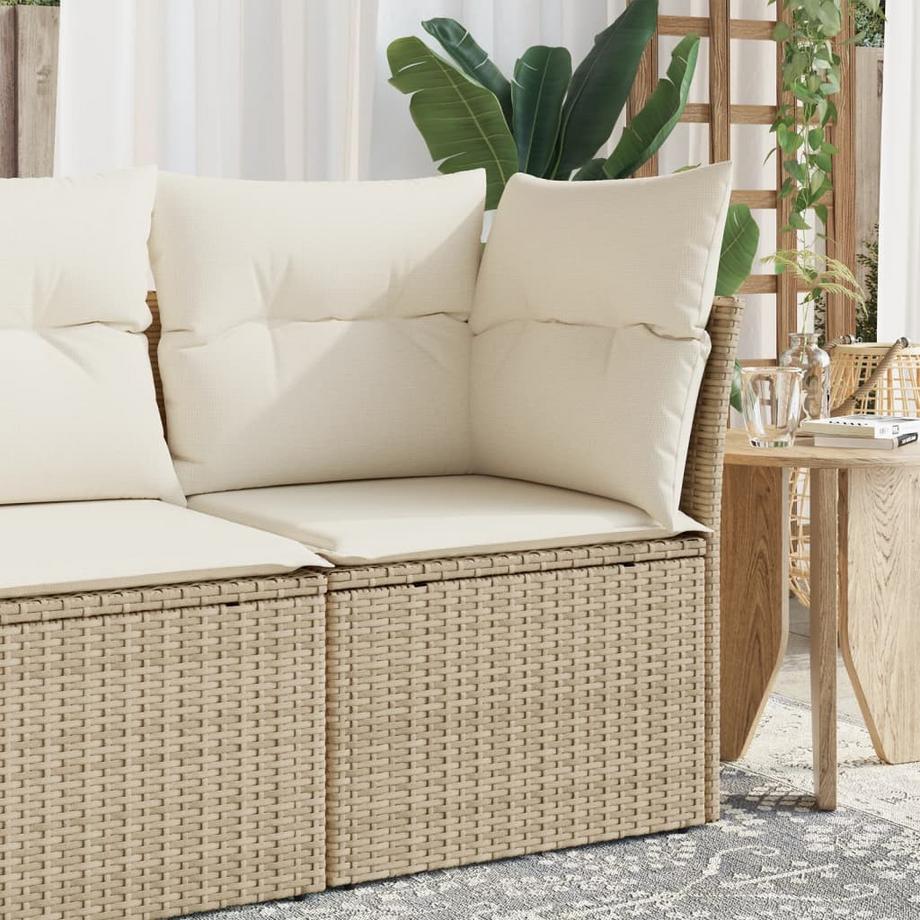 VidaXL Gartensofa poly-rattan  