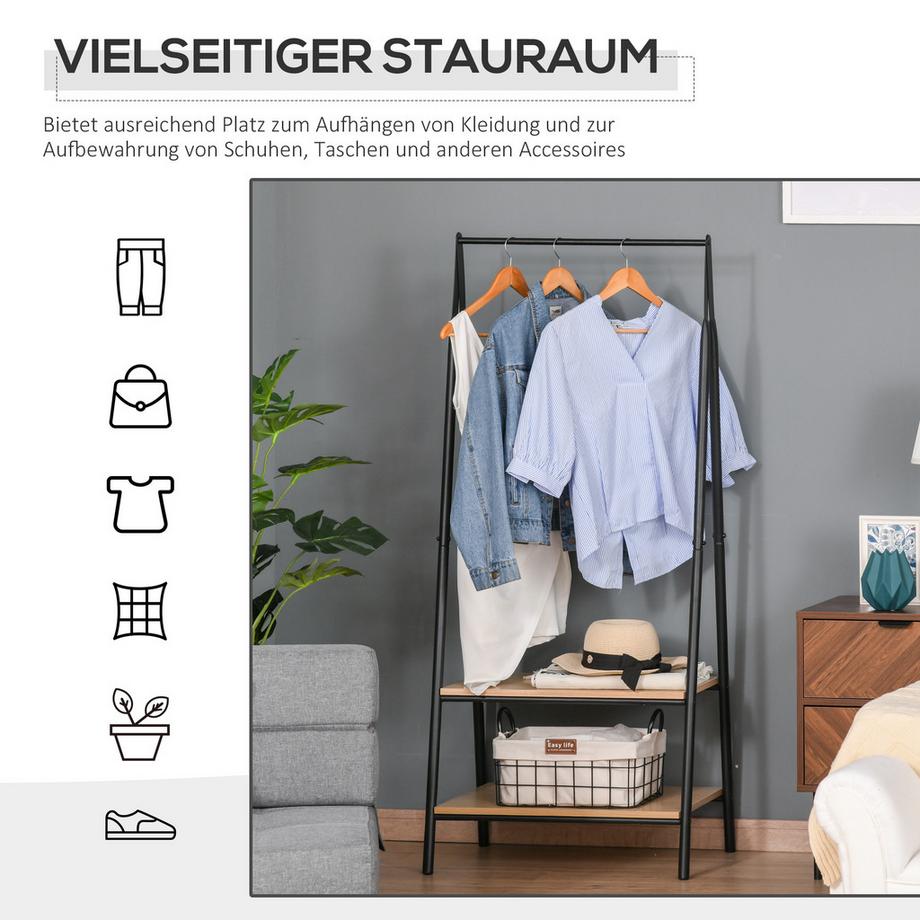 HOMCOM  Portant à vêtements 