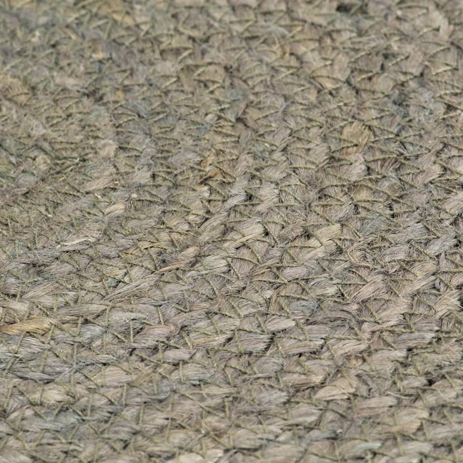 VidaXL Napperons  pcs rond jute jute  