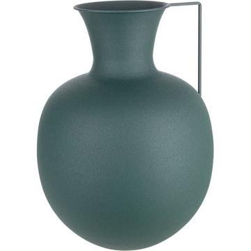 Vase Askos dunkelgrün rund 31