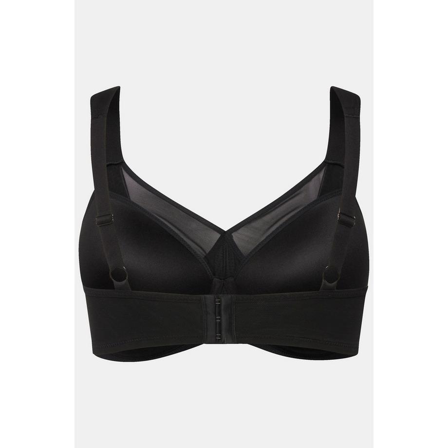 Ulla Popken Reggiseno con ferretto coppe morbide inserto in mesh  