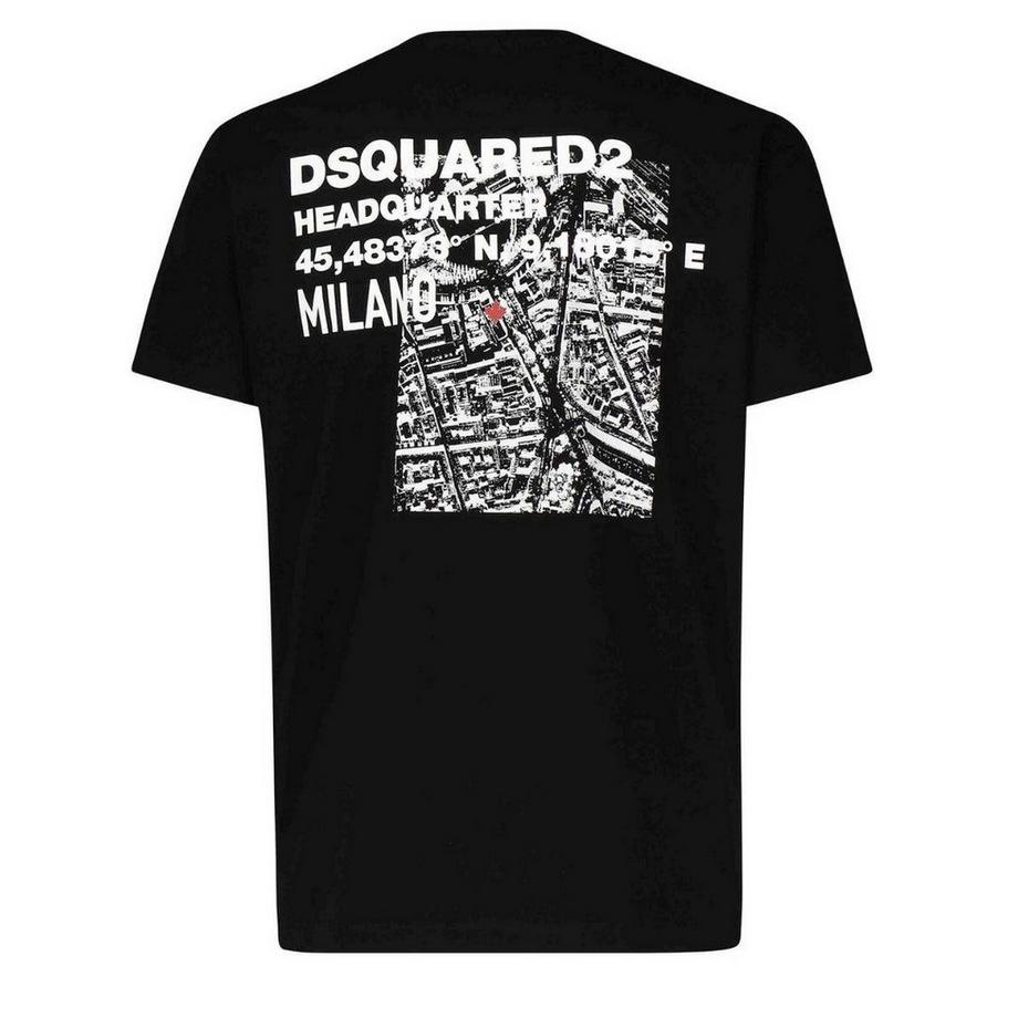 DSQUARED2 Maglietta Cool Mappa  