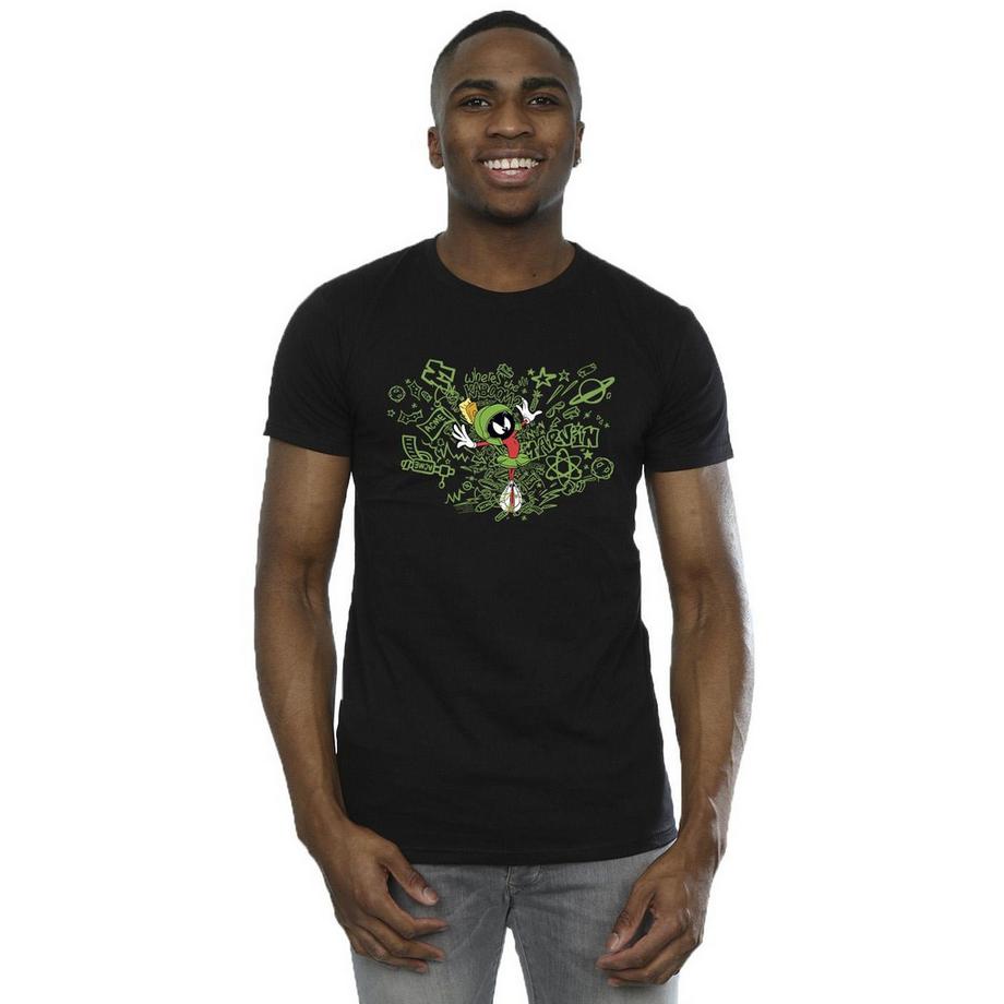 LOONEY TUNES Marvin the Martian T-Shirt Imprimé  