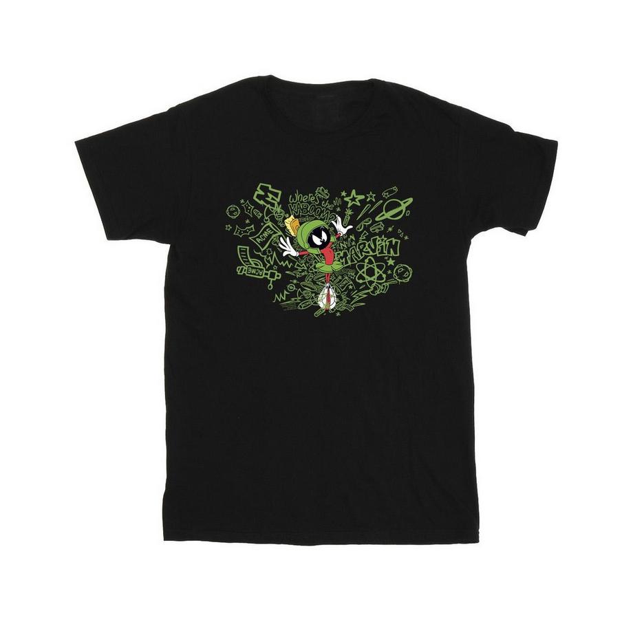 LOONEY TUNES Marvin the Martian T-Shirt Imprimé  