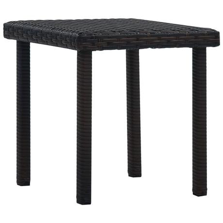 VidaXL Table de jardin rotin synthétique  