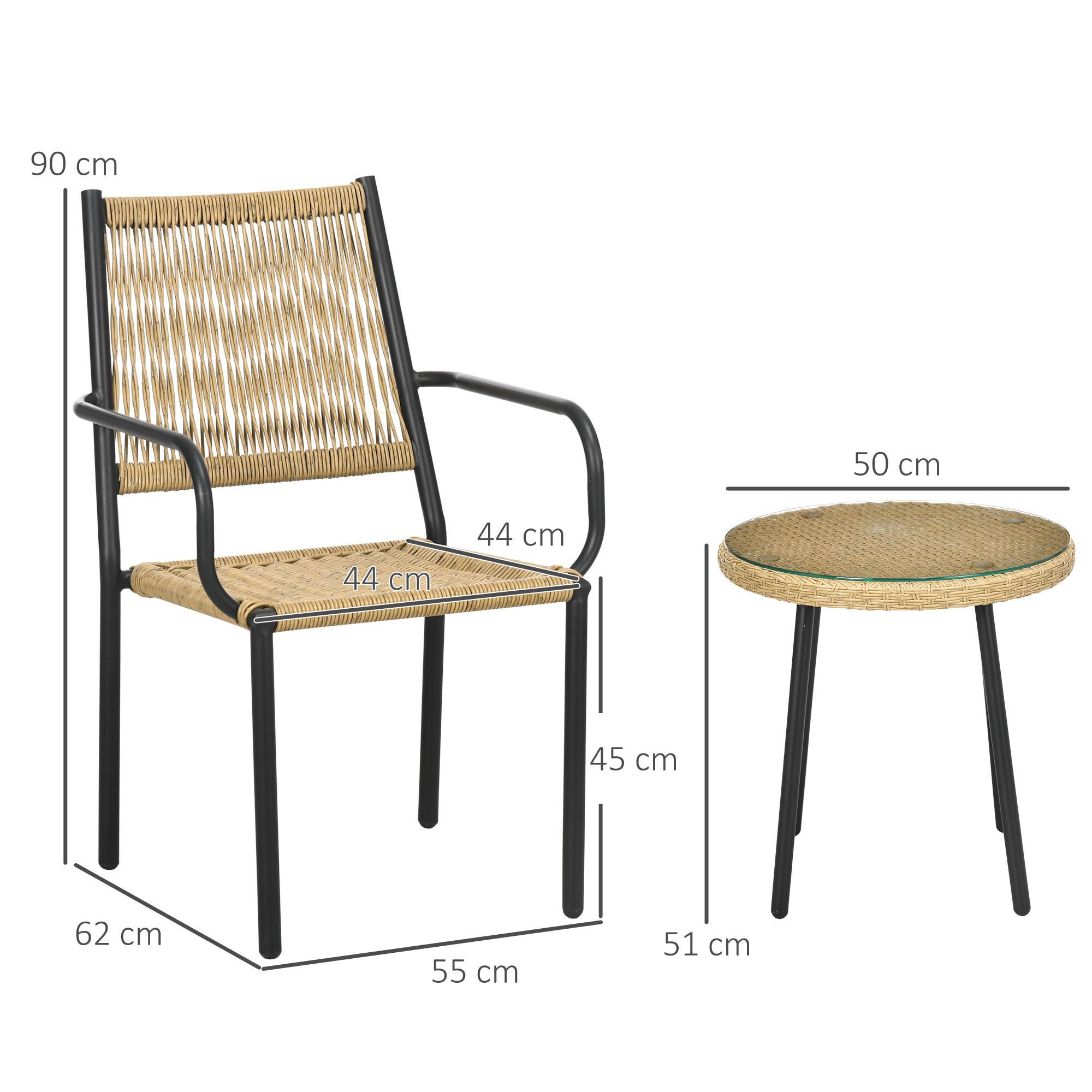 Outsunny Ensemble de salon de jardin  