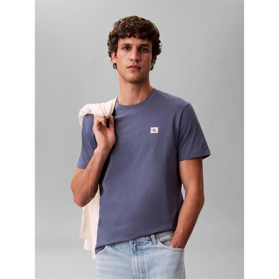 Calvin Klein  T-Shirt, Rundhalsausschnitt, , Regulär 