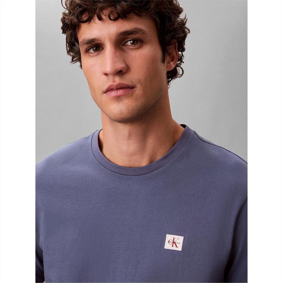 Calvin Klein  T-Shirt, Rundhalsausschnitt, , Regulär 