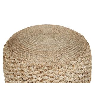 Beliani Pouf en Jute Boho DINNI  