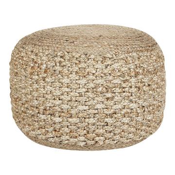 Pouf en Iuta Boho DINNI