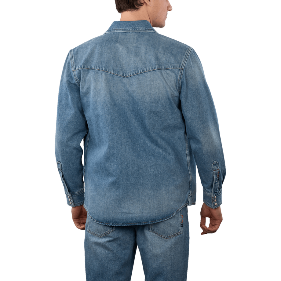 Scotch & Soda Overshirt en denim lavé  
