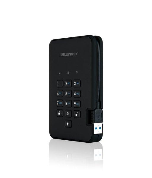 iStorage  DiskAshur 2 disco rigido esterno 5 TB 5400 Giri/min USB tipo A 3.2 Gen 1 (3.1 Gen 1) Nero 